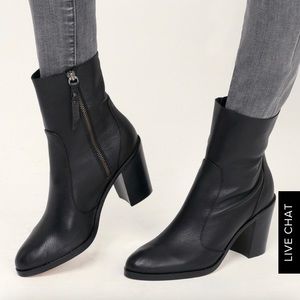 Splendid Black Roselyn Boots Booties